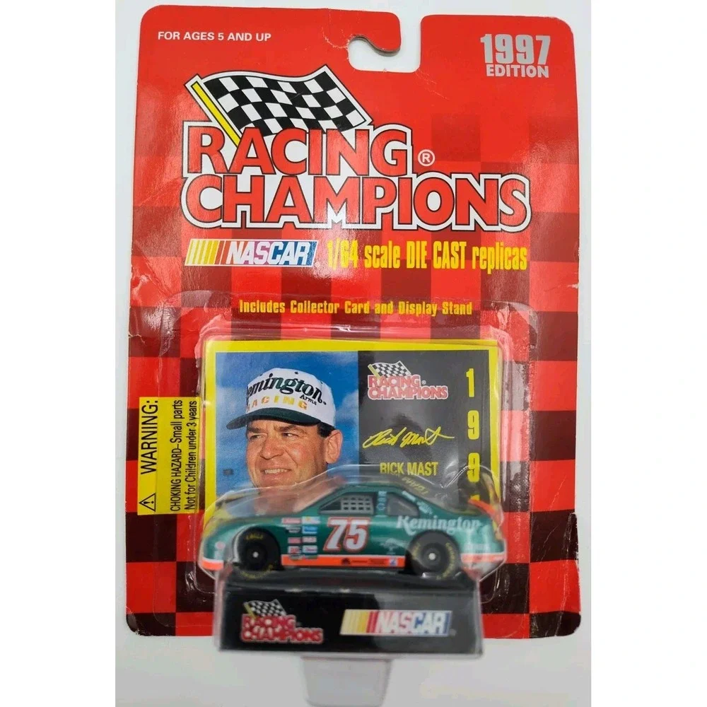 RICK‎ MAST 1997 VTG Racing Champions Nascar 75 Car Remington Firearms 📸SEE📏